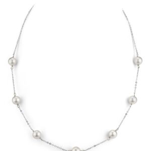 14K Gold Japanese Akoya Tincup Necklace